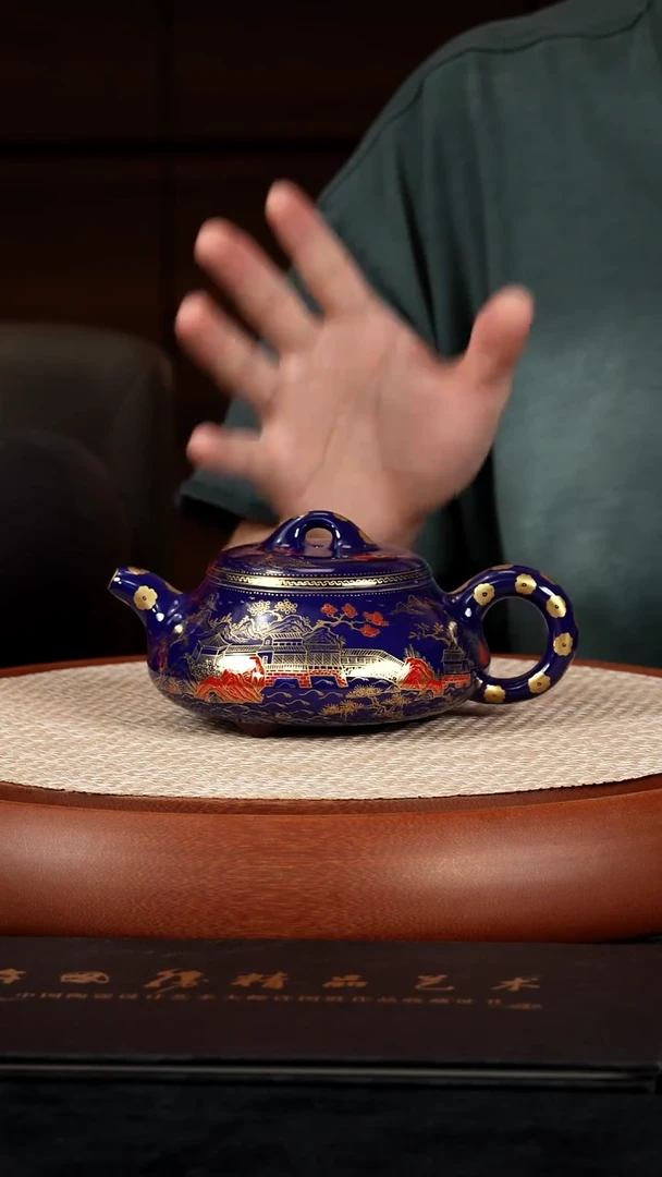 【k050】汉棠石瓢宜兴紫砂ZLM