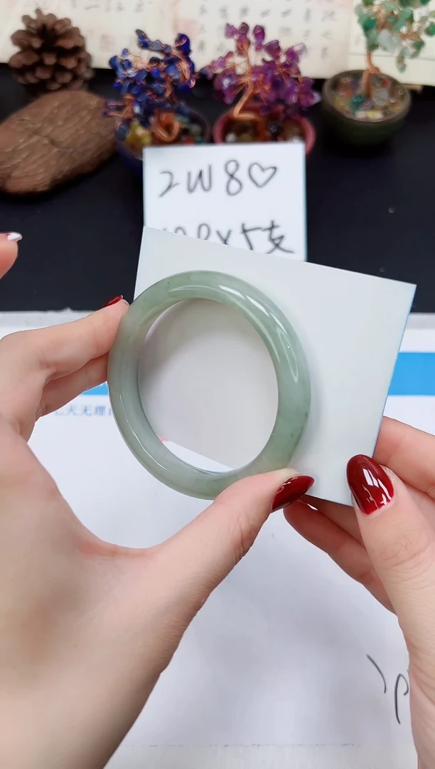 未镶嵌手镯石英质玉A294-55`56`57