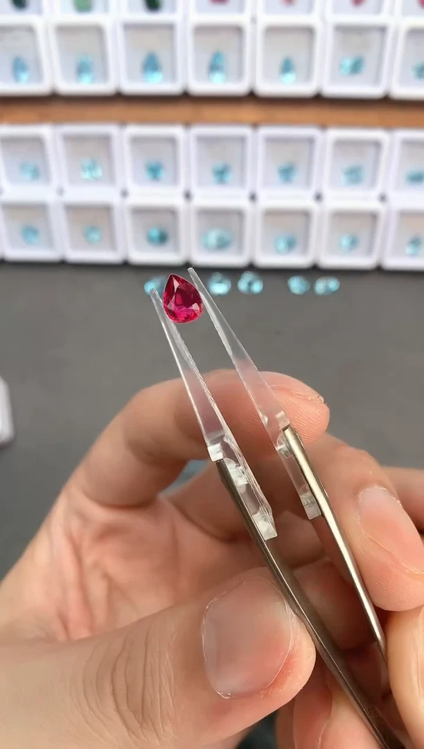 未镶嵌裸石定制红宝石1.04ct 无烧
