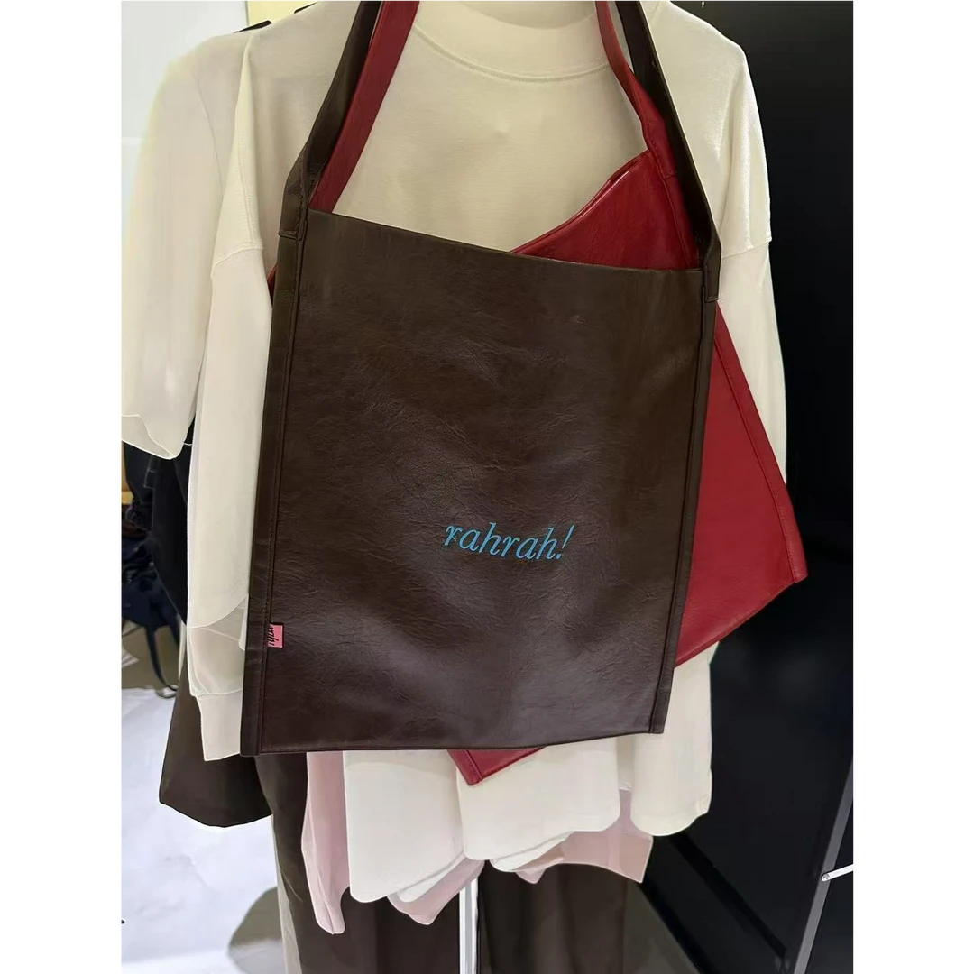 韩系撞色绣线 高颜值托特包#bag936