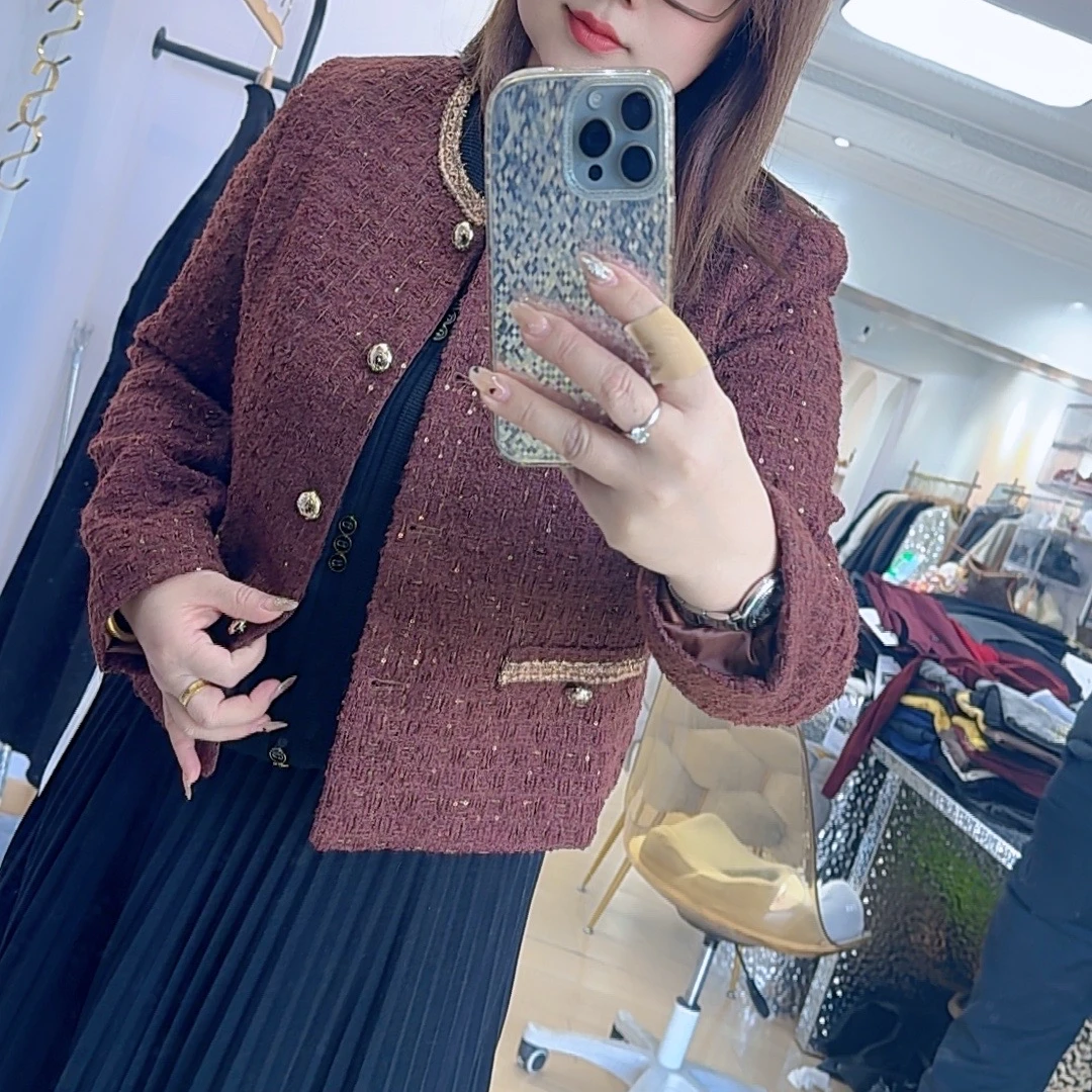 【王大艳家】领钻时尚香款外套