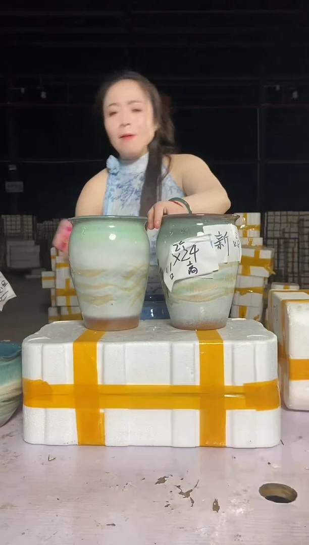 宜兴紫砂粗陶花盆17/24