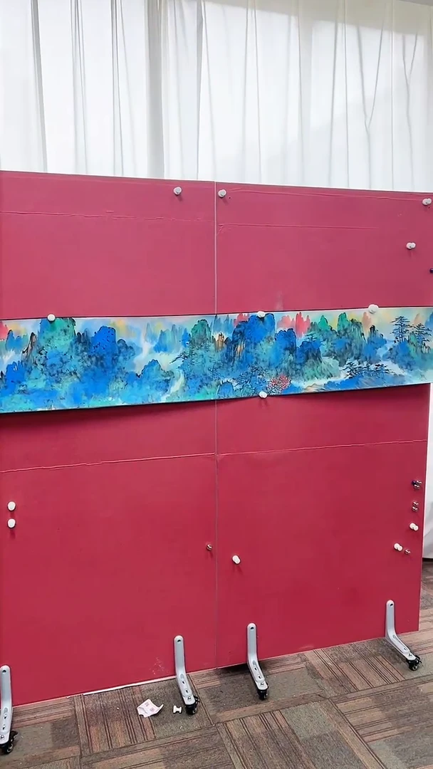 【闪购商品】绘画赵燮绘画16平尺金袍抽象山水手卷