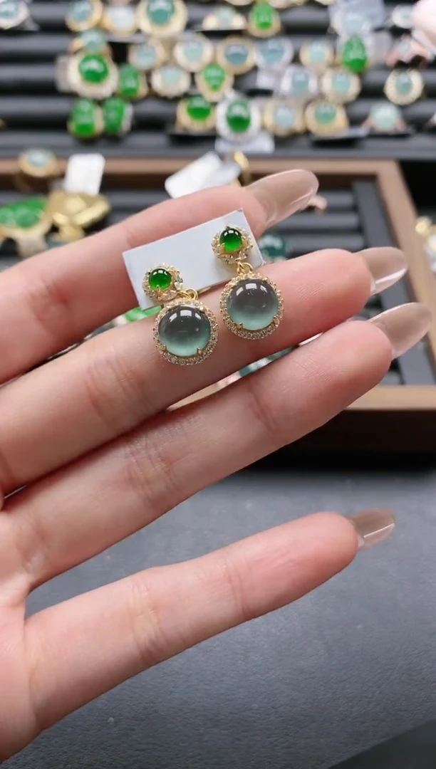 【闪购商品】翡翠戒指银S925镶嵌51151