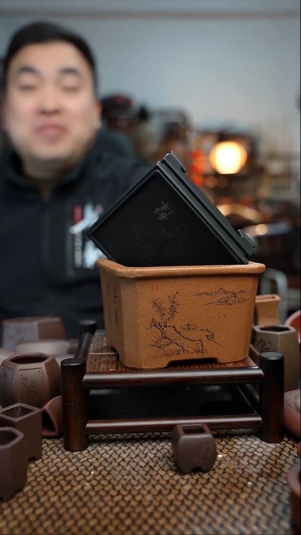 【闪购商品】紫砂花盆長木軒精品紫砂