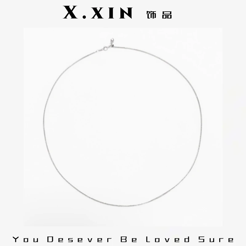 链子925银 细款《肖邦》X.Xin饰品.爆单王好评100贵气优雅