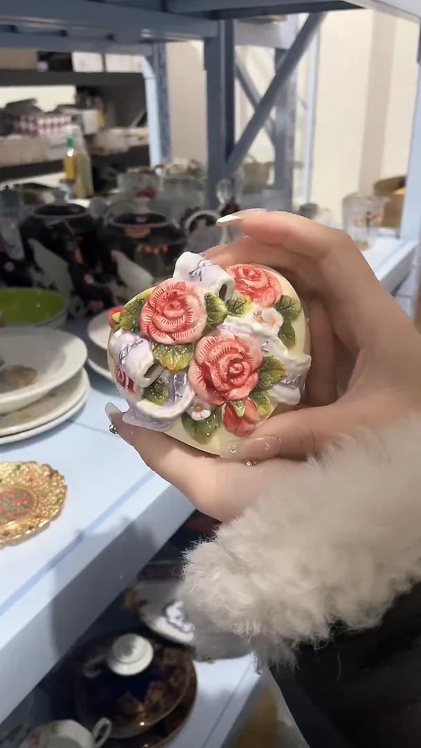 【闪购商品】瓷片豆包儿推荐饰品摆件