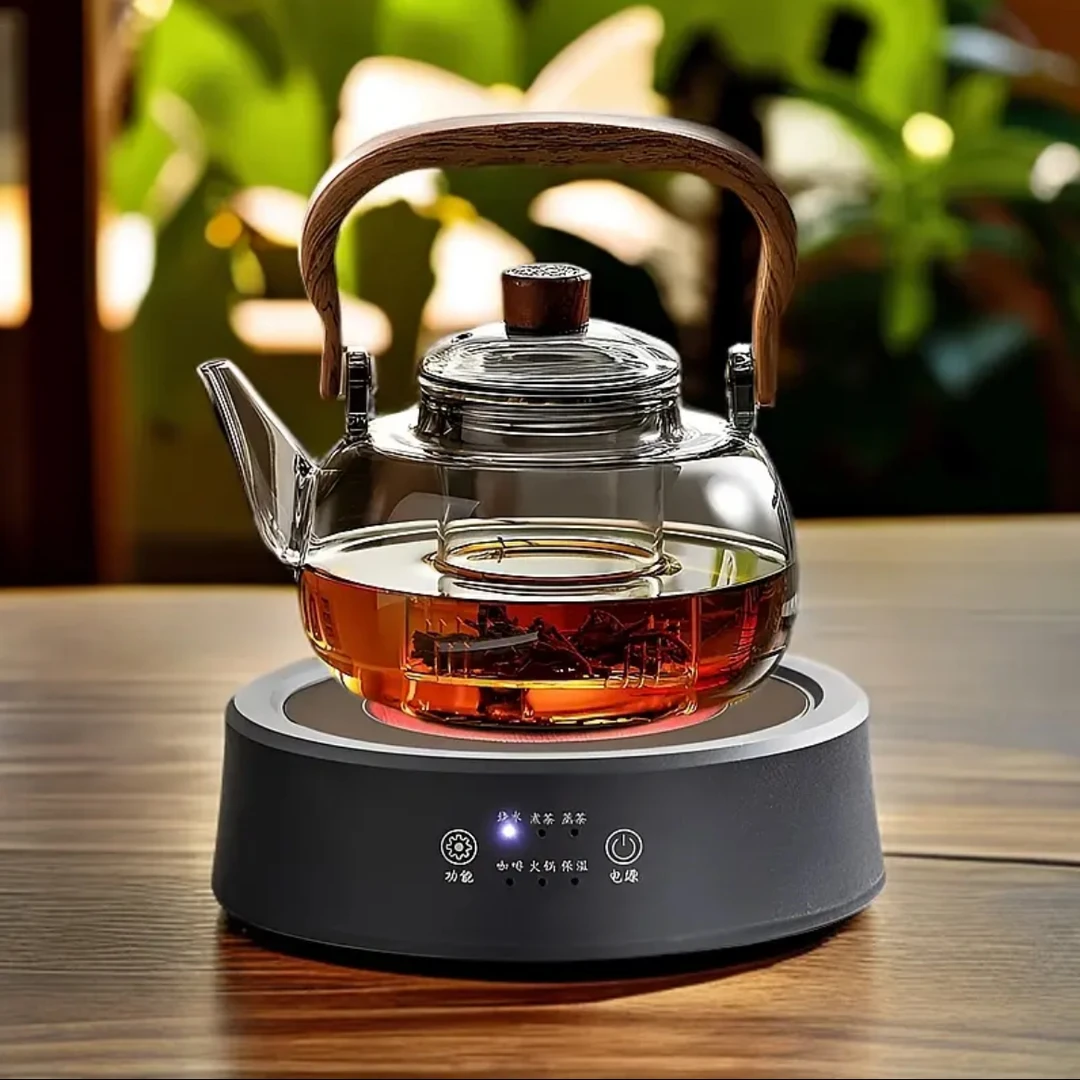 新款煮茶壶电陶炉套装办公家用大容量围炉煮茶器电热炉烧水壶