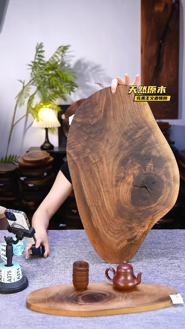木北美黑胡桃原木.干裂疤结不属于商品质量问题完美主义者慎拍