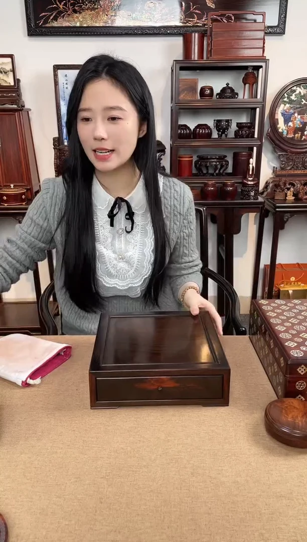 紫檀木类成套家具茶盒