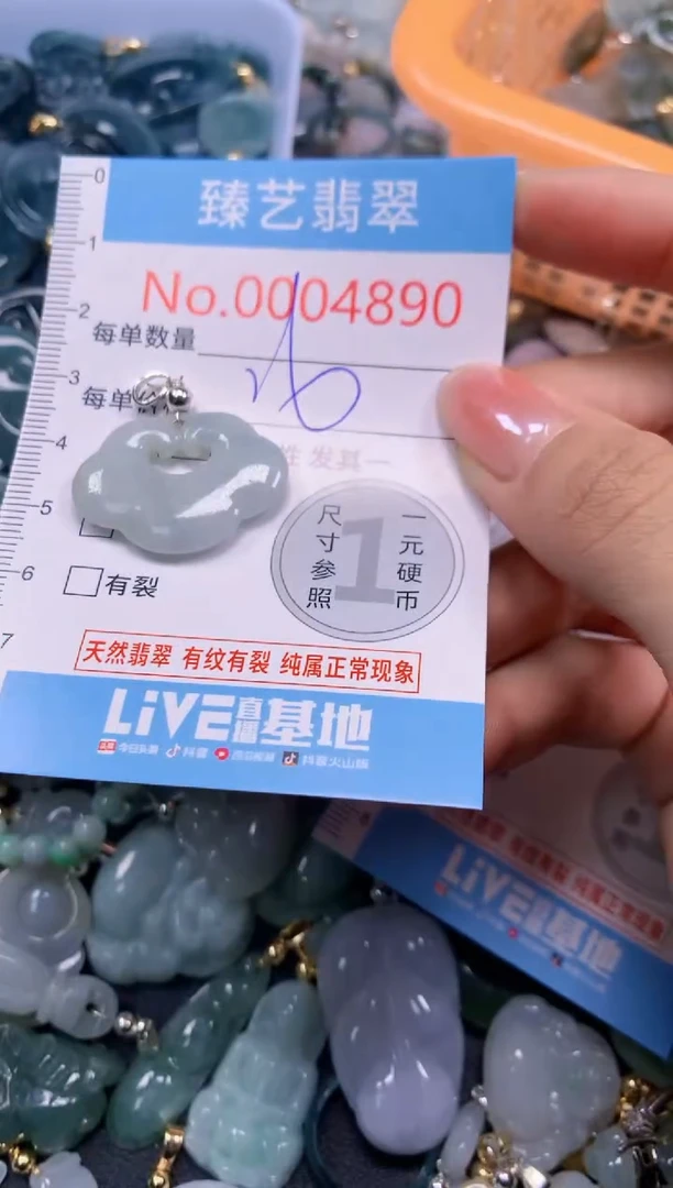 颈饰未镶嵌翡翠4890