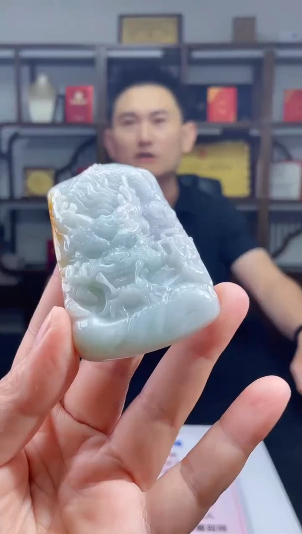 吊坠(不含链)未镶嵌翡翠天然A货翡翠多样性发其一JYZY-9.23-40