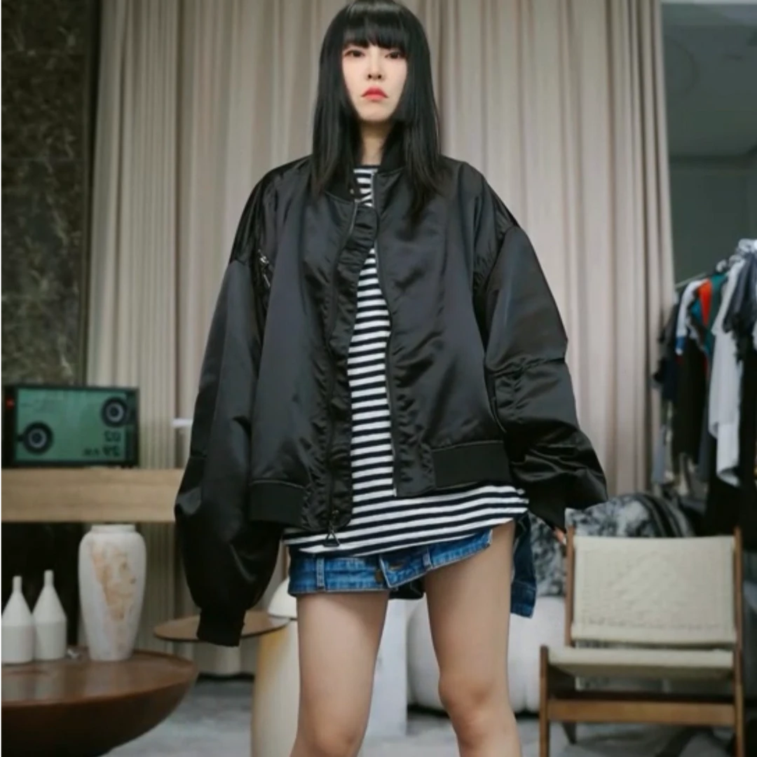 infobyfive早秋新款棒球服飞机服夹克户外防风外套2CH2002