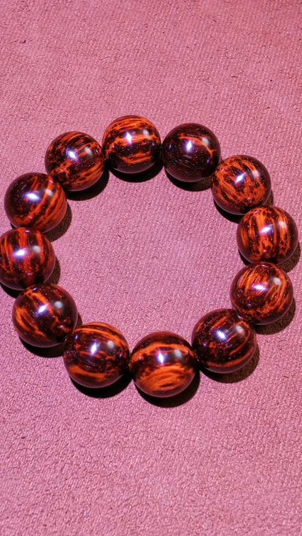 小叶紫檀手串/手链印度小叶紫檀2.0瑕疵手串