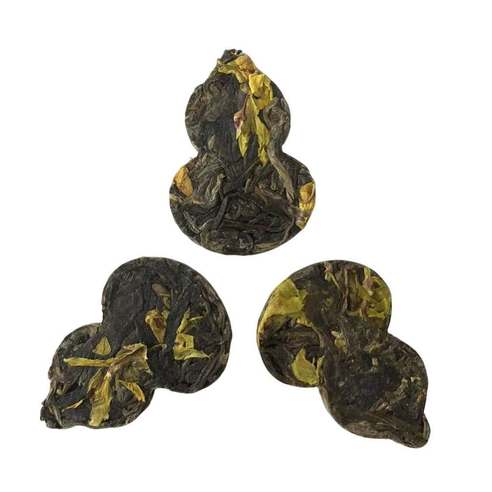 品茗芬589号链接石斛花生茶紧压茶DH