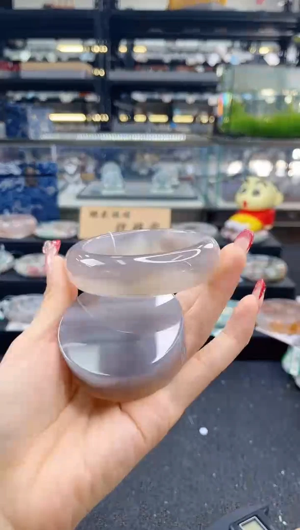 未镶嵌手镯石英质玉59--61圈口 （赠品镯心）3887271