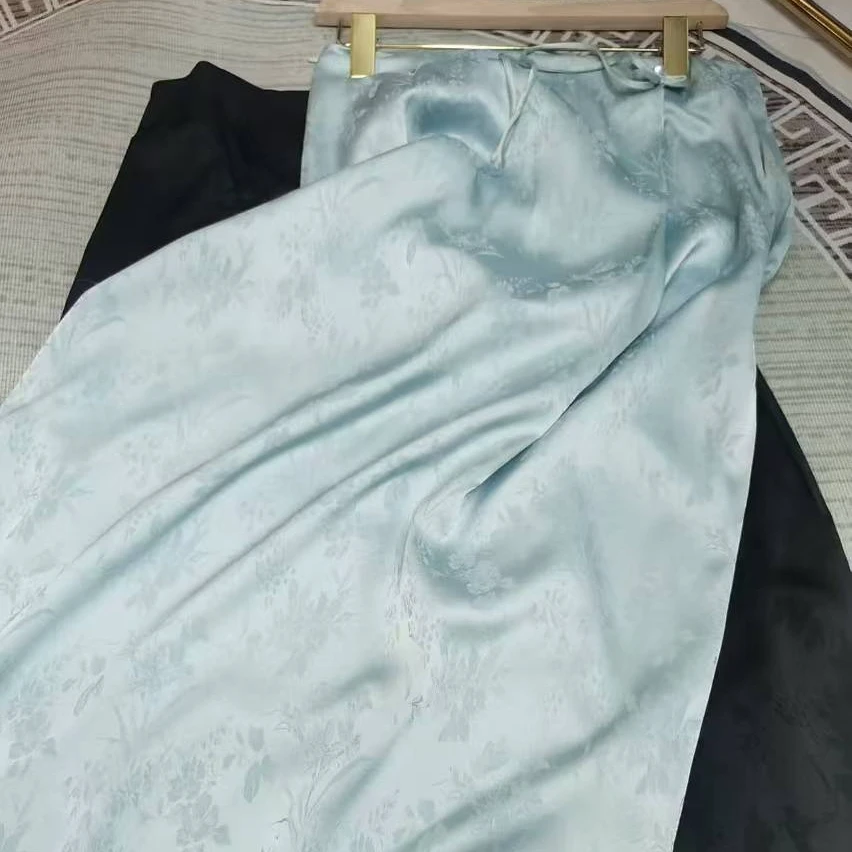 836半身裙显瘦休闲半身裙气质女士国风女装半身裙