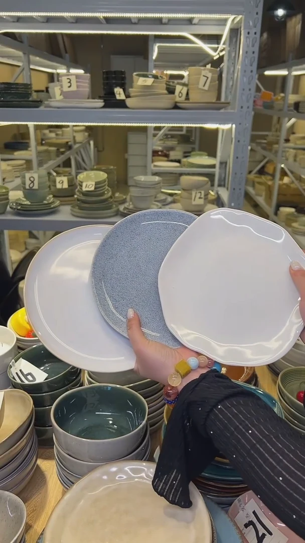 瓷86高温釉下彩陶瓷餐具