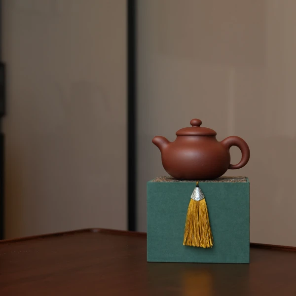 *【沁泉底槽青】精品半手工宜兴紫砂壶沁泉器形底槽青泥料300cc
