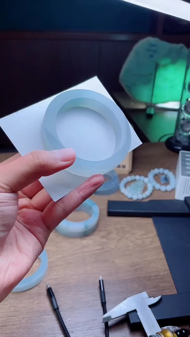 定制翡翠手镯未镶嵌@**萌定制