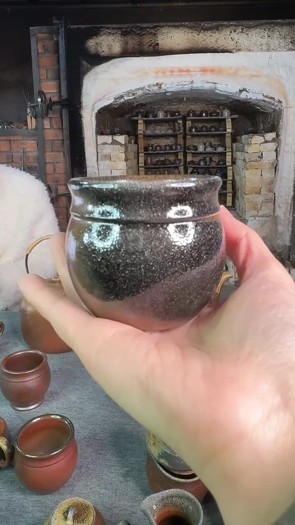 茶壶紫砂红皮龙圆底缸杯