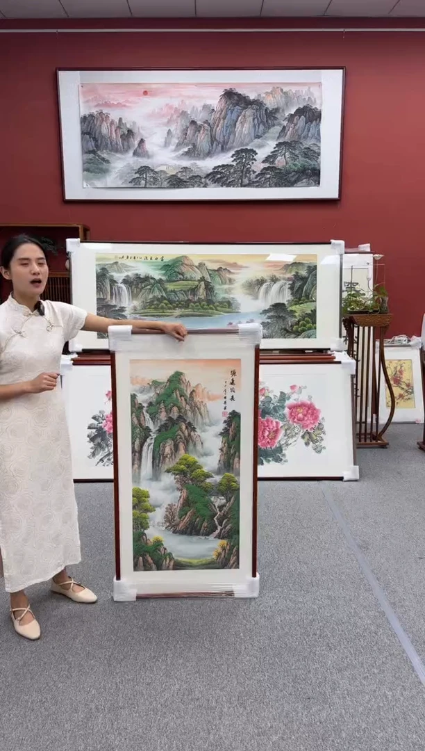 国画手绘 源远流长 125*65