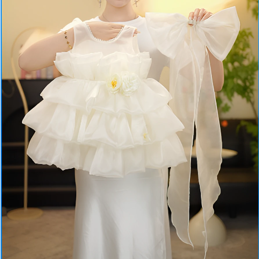 【MY云朵绮梦蓬蓬裙】2025新款高端定制裙公主裙女童连衣裙夏季纱裙