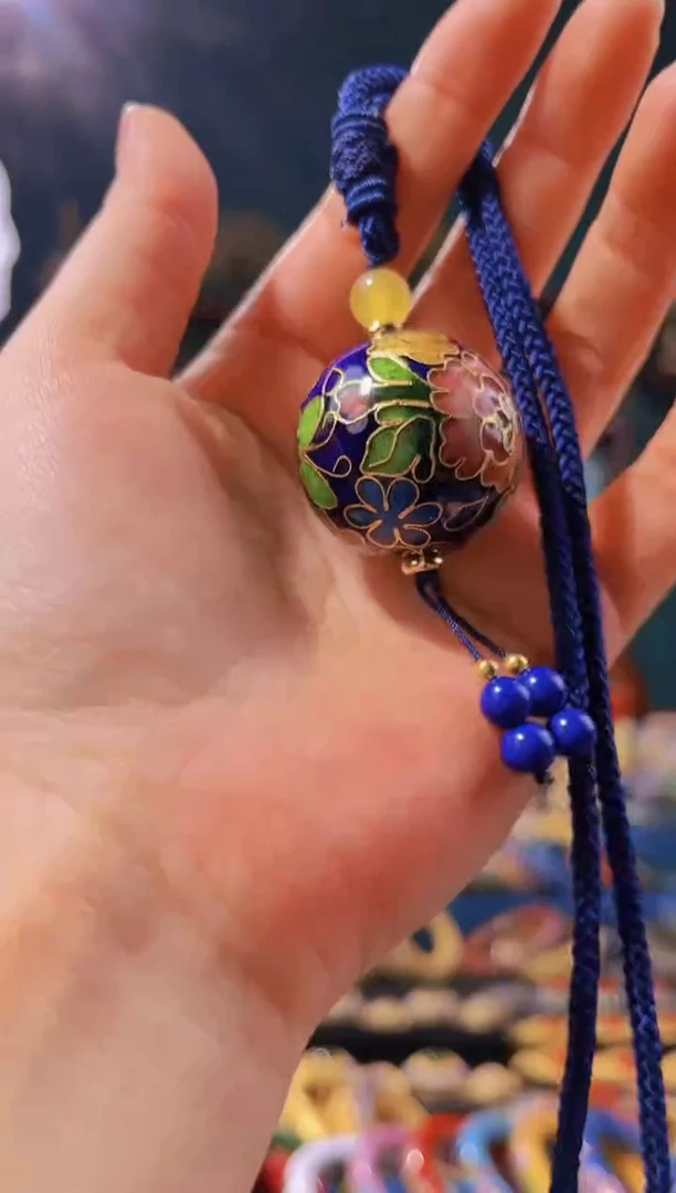 【闪购商品】非遗绝技 景泰蓝3.0项链 宝蓝