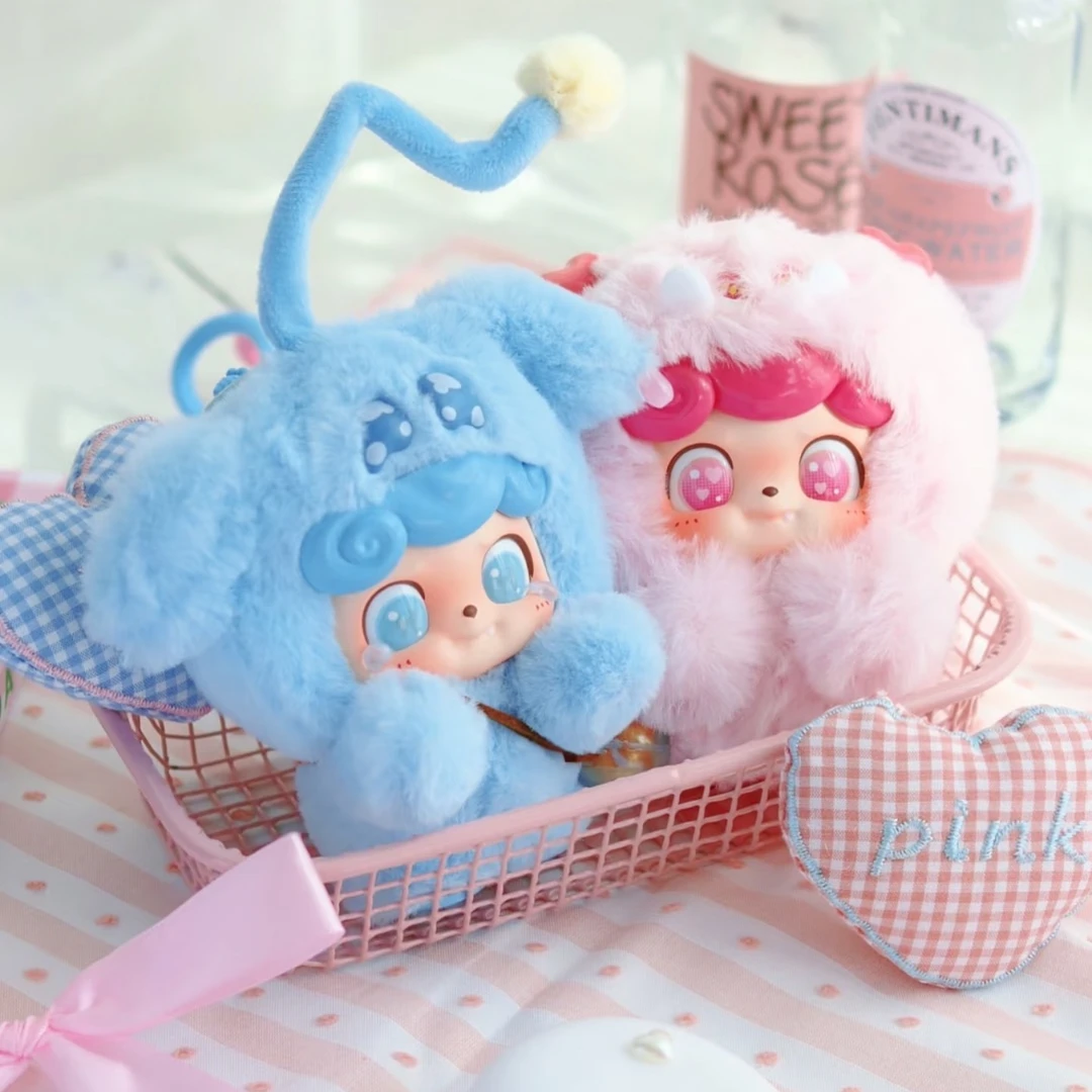 【兔兔拆盒】Q宝情绪毛毛怪毛绒挂件盲盒可爱玩偶