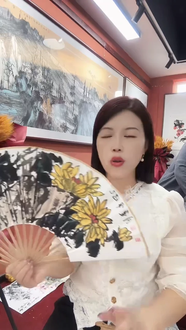 国画童森森/国画/扇面