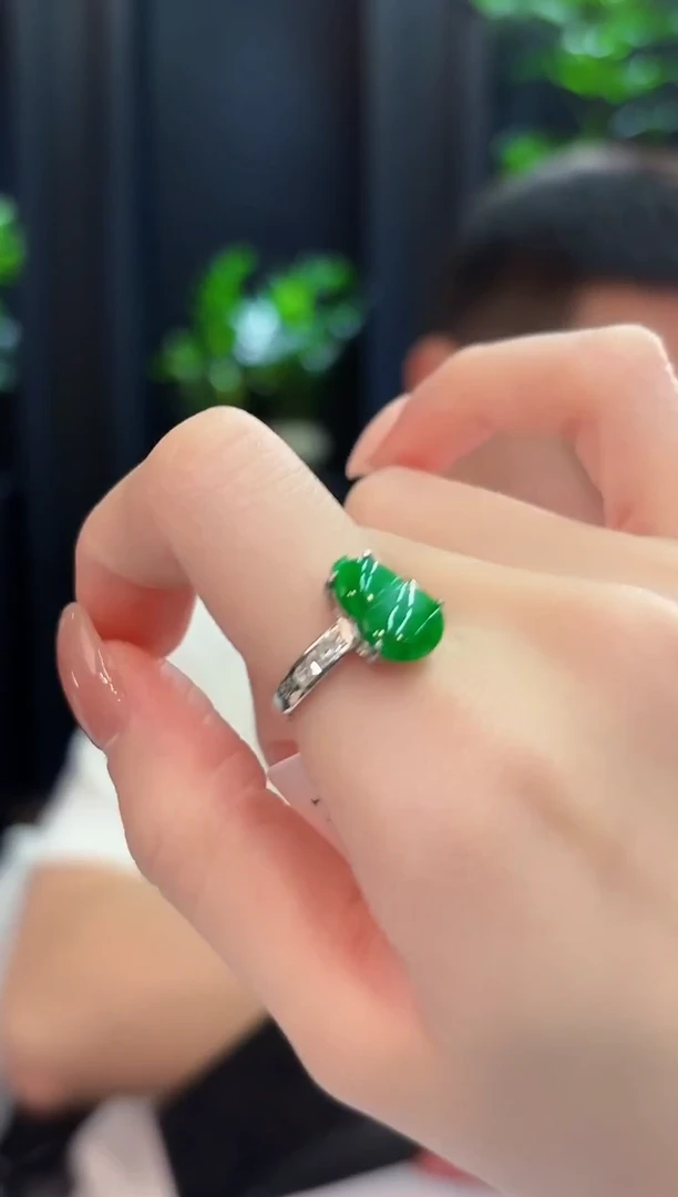 未镶嵌戒指翡翠 缅甸A货/支持复检/一件