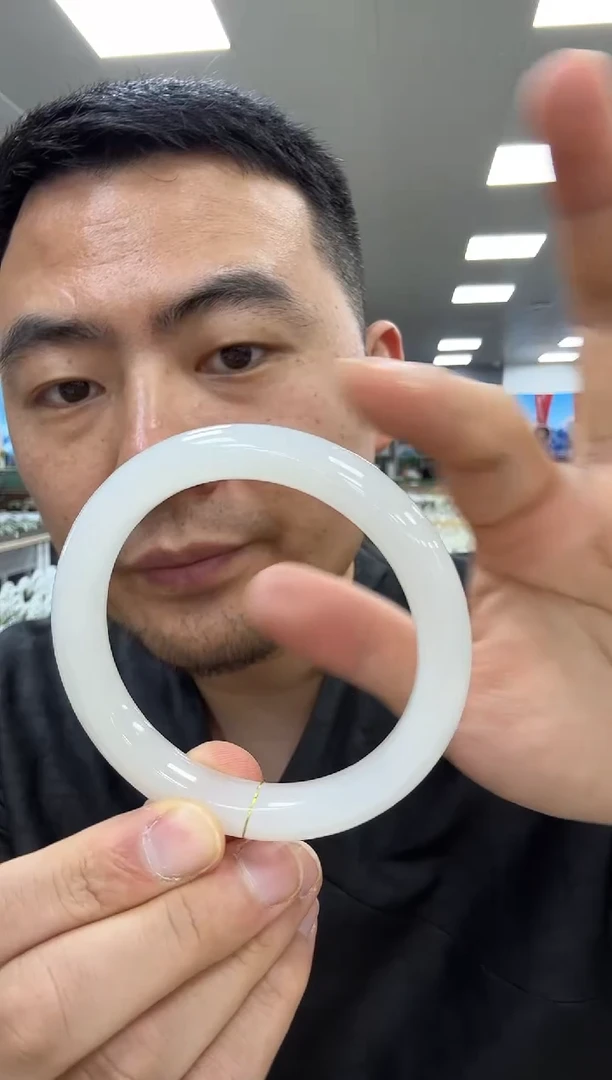 和田玉手镯未镶嵌62  310