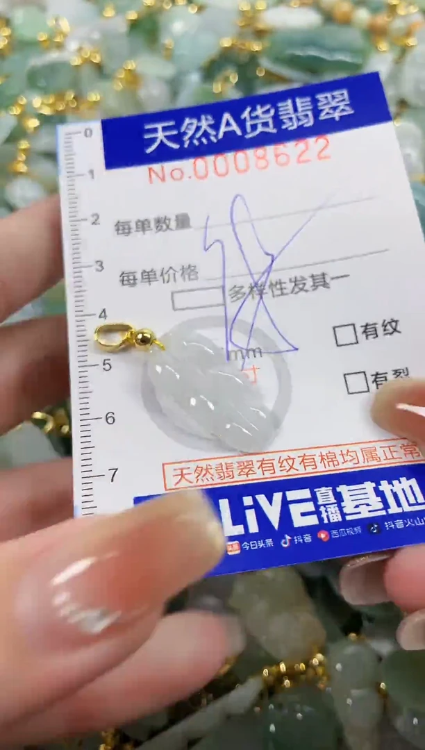 颈饰未镶嵌翡翠天然A货翡翠