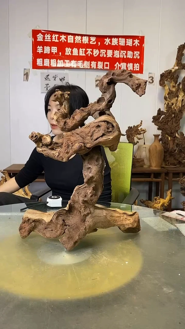 香榧木铁****谷金丝红木 羊蹄甲