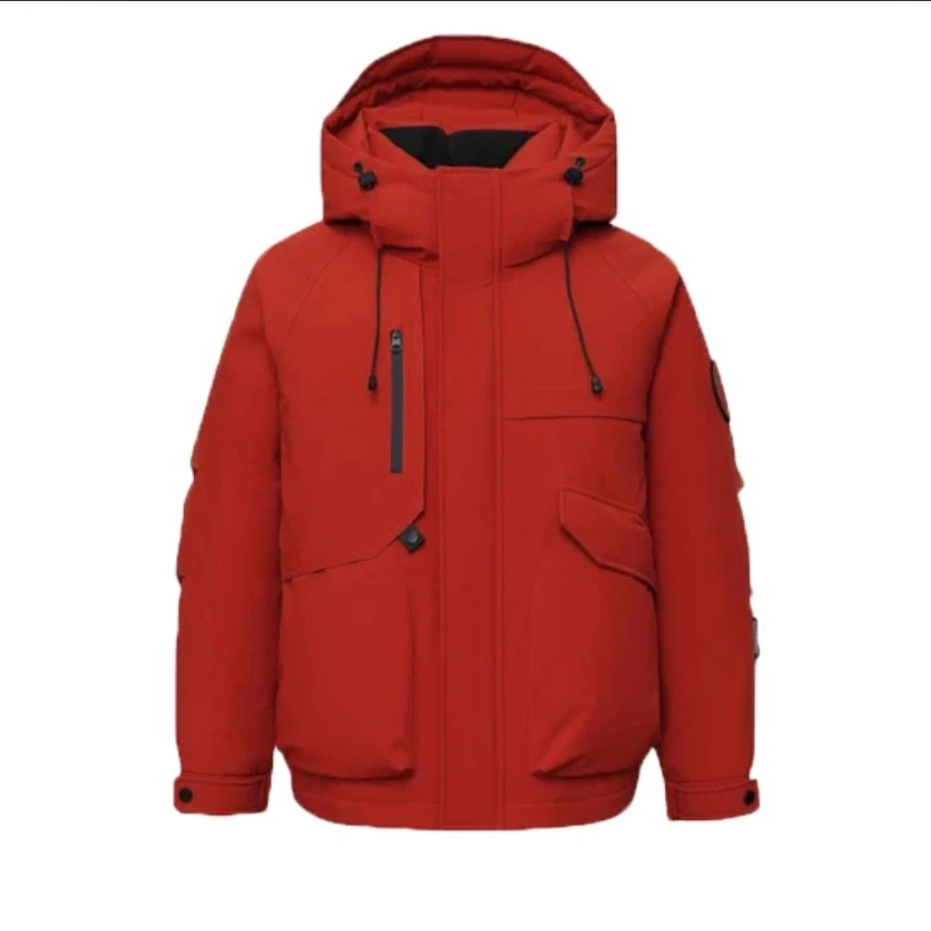 90绒羽绒服休闲连帽保暖时尚运动男女同款情侣户外羽绒外套