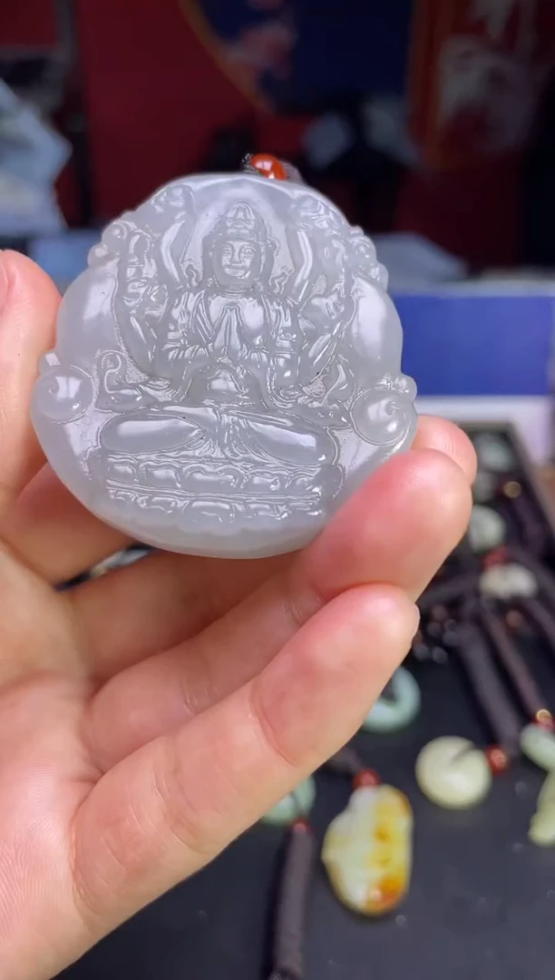 颈饰未镶嵌和田玉123