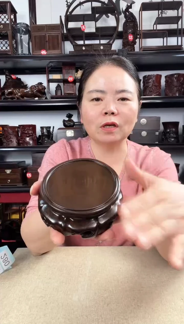 木旋转如意老李红木工艺品