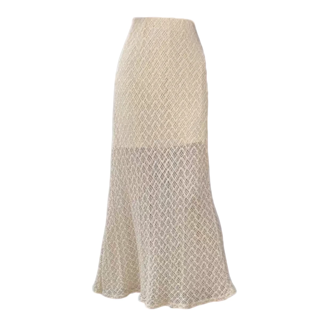 【BILU VTG】蕾丝肌理感鱼尾半裙BL2025448