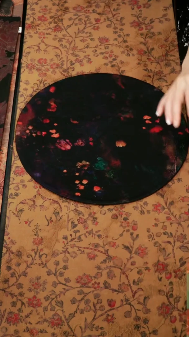 别具一阁布艺尺寸33+33圆