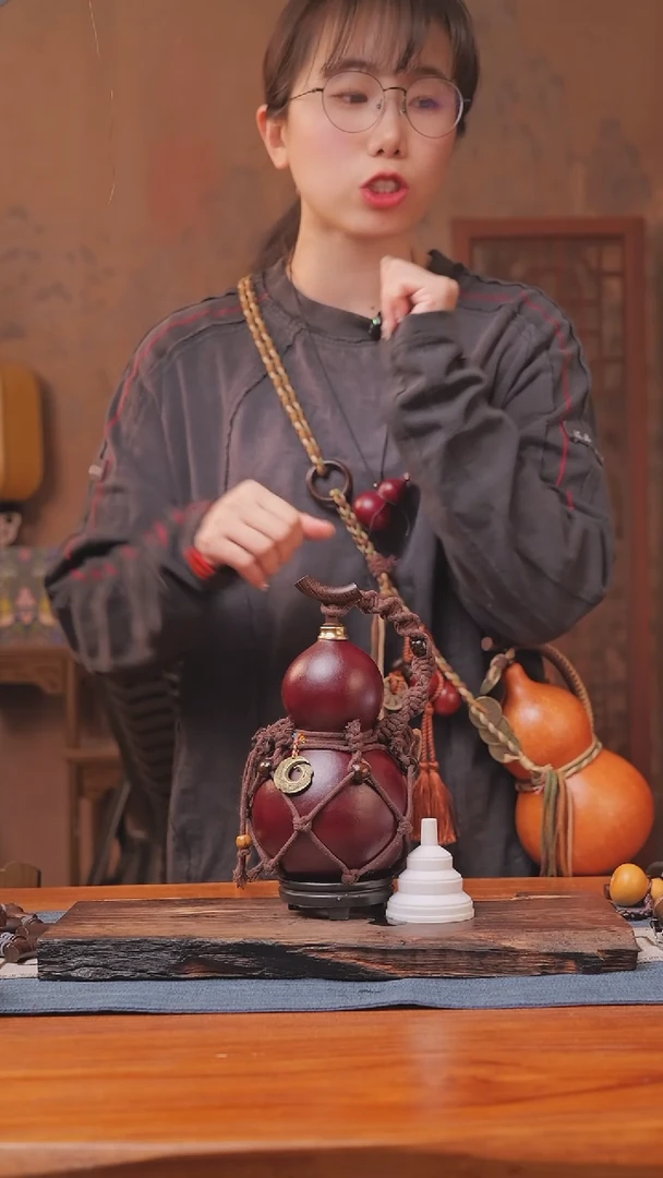 1084号链接精品大漆葫芦现货现发[一物一拍]（ml）