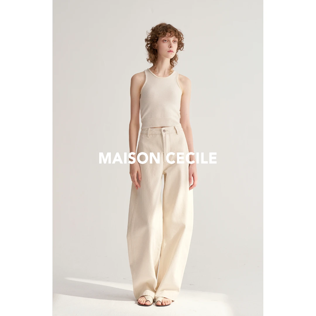 MAISON CECILE 本期bi入/ 五色经典实穿牛仔镰刀裤