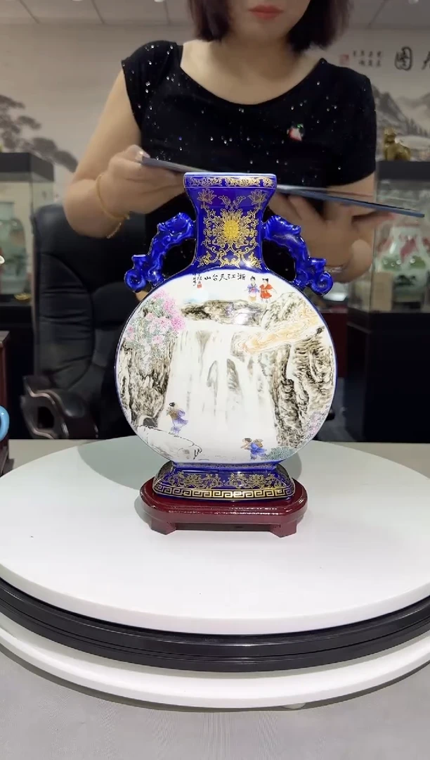 陶瓷盖子款景德镇其他摆件