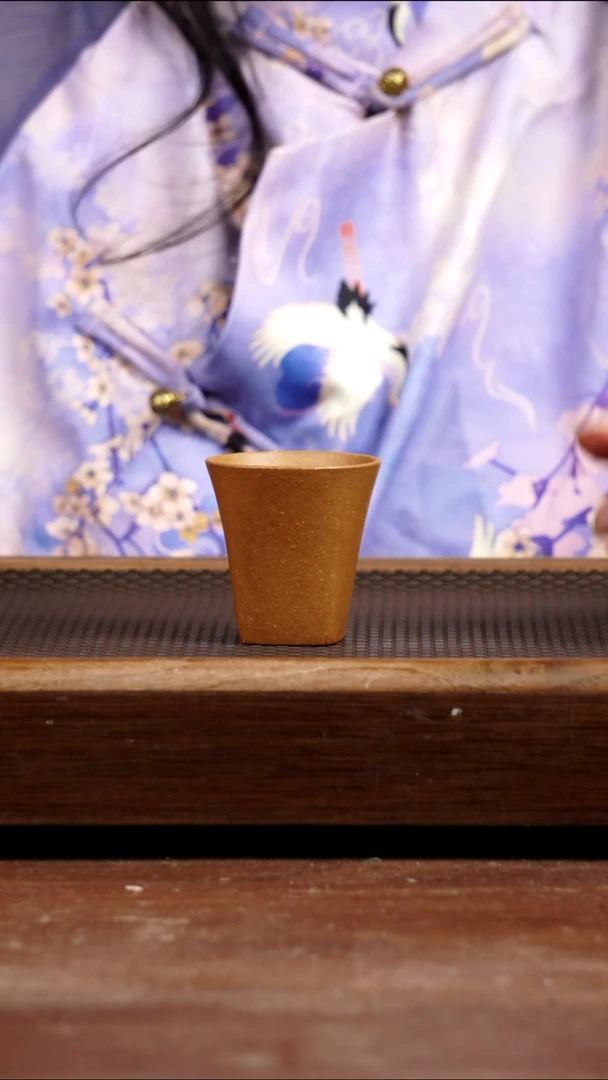 茶壶紫砂冷金黄闻香杯50CC