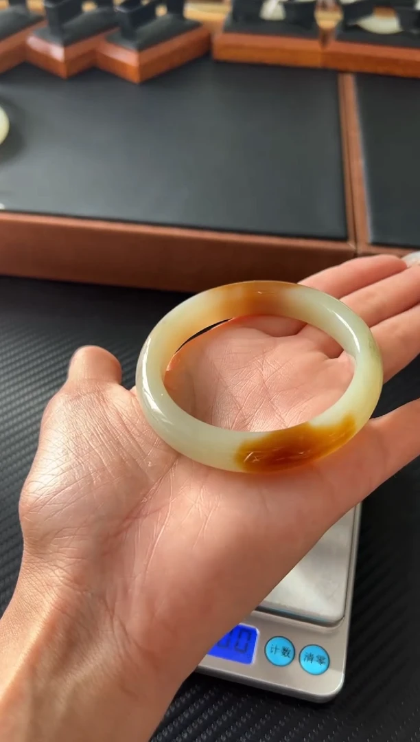 未镶嵌手镯和田玉若羌微色差57m