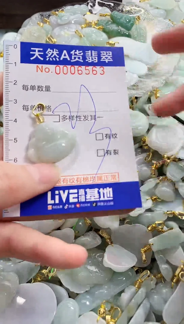 颈饰未镶嵌翡翠天然A货翡翠