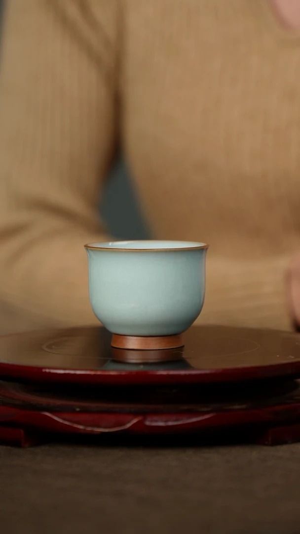 全品 小禅定杯 天青