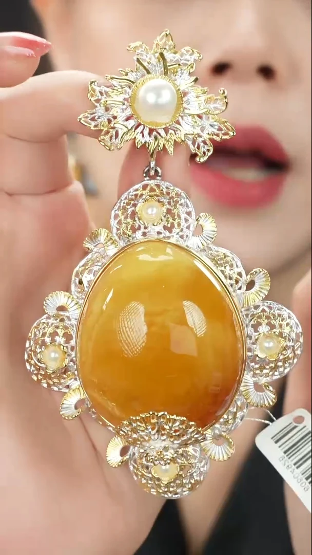 未镶嵌吊坠(不含链)琥珀精品蜜蜡吊坠