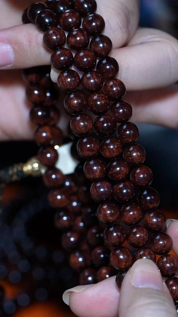 手串/手链黄花梨/降香黄檀【MOYU】海南黄花梨 0.8*108文玩潮款手串