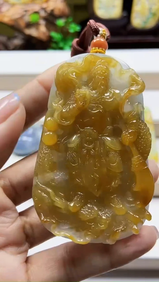 颈饰未镶嵌翡翠翡翠A货