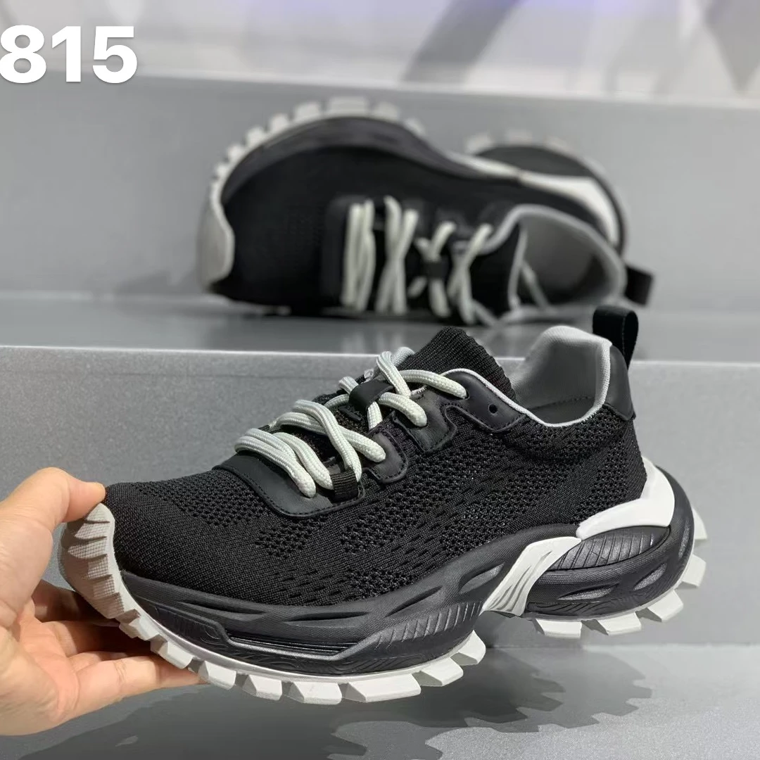 68815哥们鞋子男款新款潮鞋运动时尚透气休闲鞋网布厚底老爹鞋男